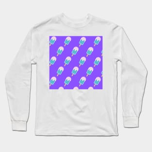 Purple Popsicle Long Sleeve T-Shirt